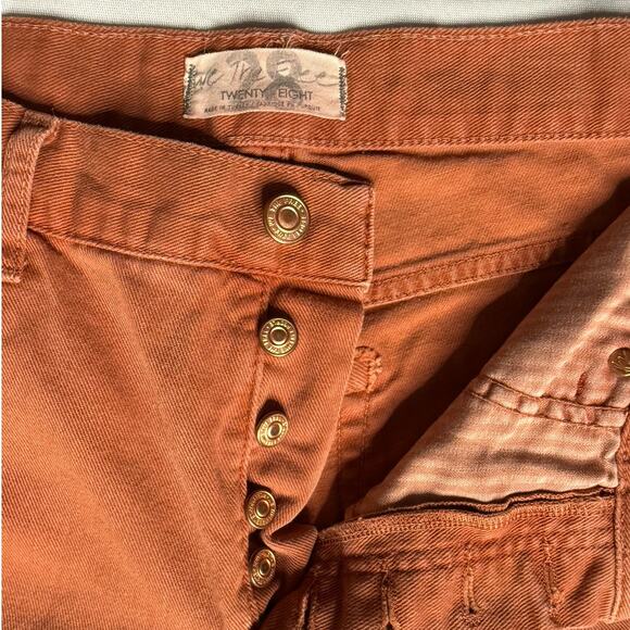 Free People We The Free Maggie Button Fly Distressed Hem Jeans - Picture 4 of 8